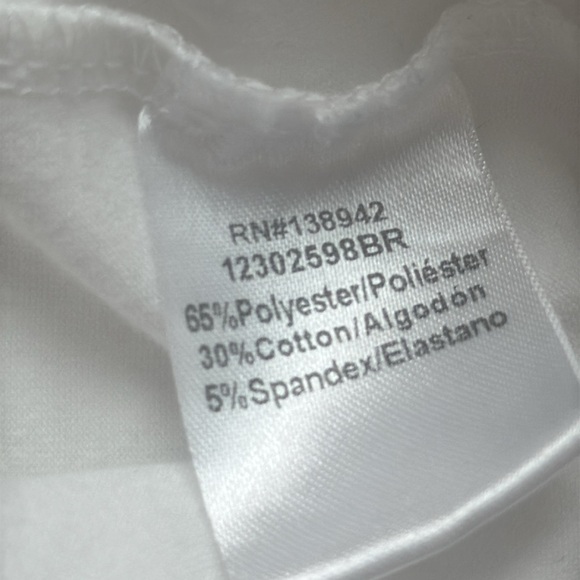 Floral Embroidered White T-Shirt with Srones - Picture 7 of 7